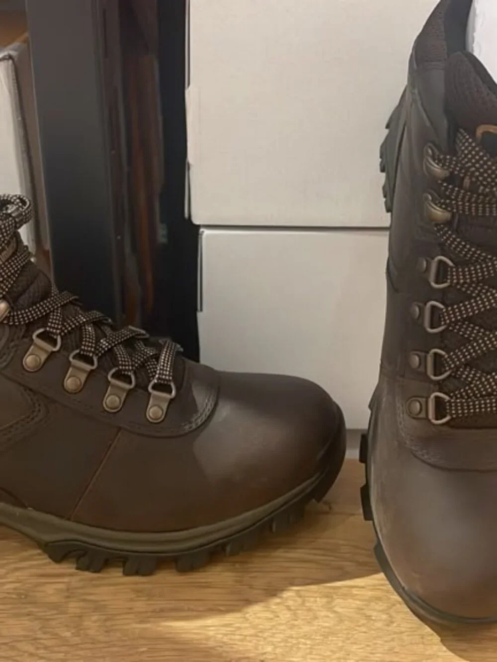 TIMBERLAND MEN'S MT. MADDSEN MID LACE WATERPROOF HK BOOT DARK BROWN 12730R-242